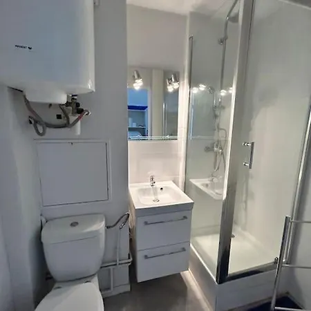 Studio Lumineux, Acces Direct Plage Et Piscine קאנט אן רוסיון